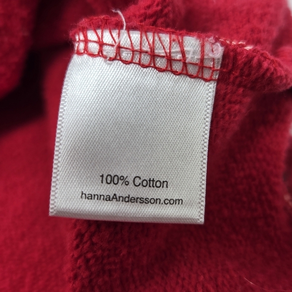 HANNA ANDERSSON RED DRESS FUNNY LLAMA PRINT WINTER HATS TODDLER GIRLS 3T COTTON - Picture 8 of 15